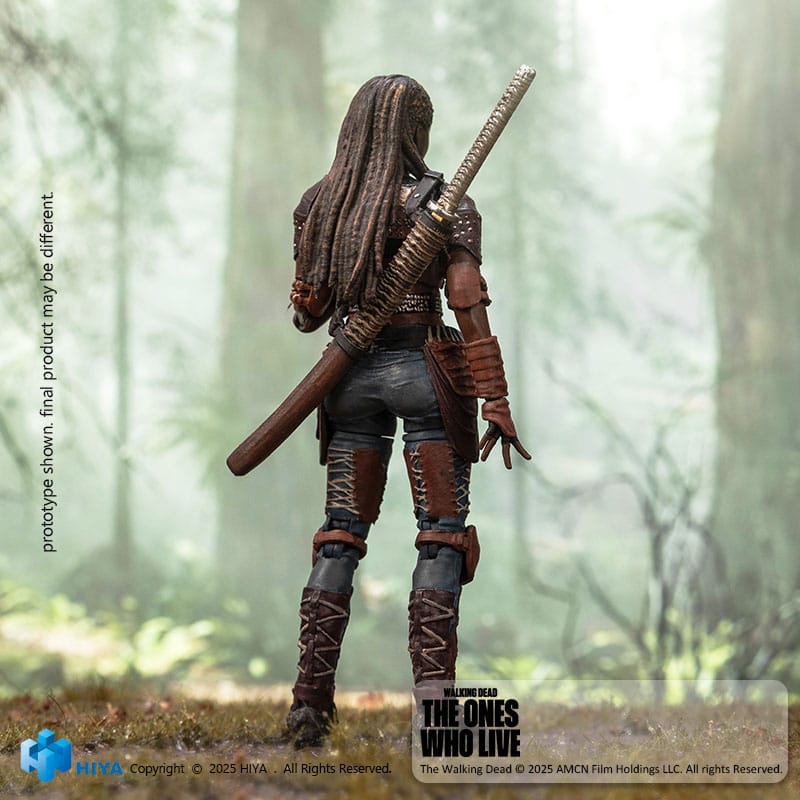 The Walking Dead: The Ones Who Lived: Michonne: Exquisite Mini: 1/18 Action Figure - Hiya Toys Action Figure