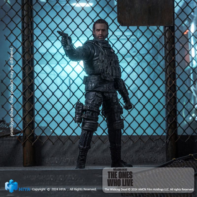 The Walking Dead: The Ones Who Lived: Rick Grimes: Exquisite Mini: 1/18 Action Figure - Hiya Toys Action Figure