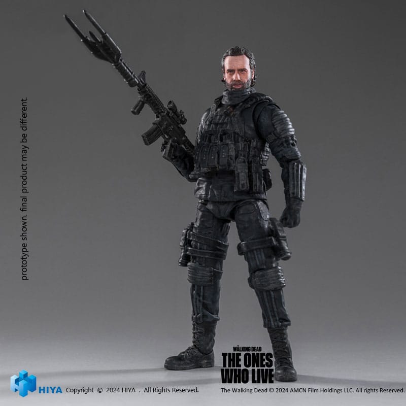 The Walking Dead: The Ones Who Lived: Rick Grimes: Exquisite Mini: 1/18 Action Figure - Hiya Toys Action Figure