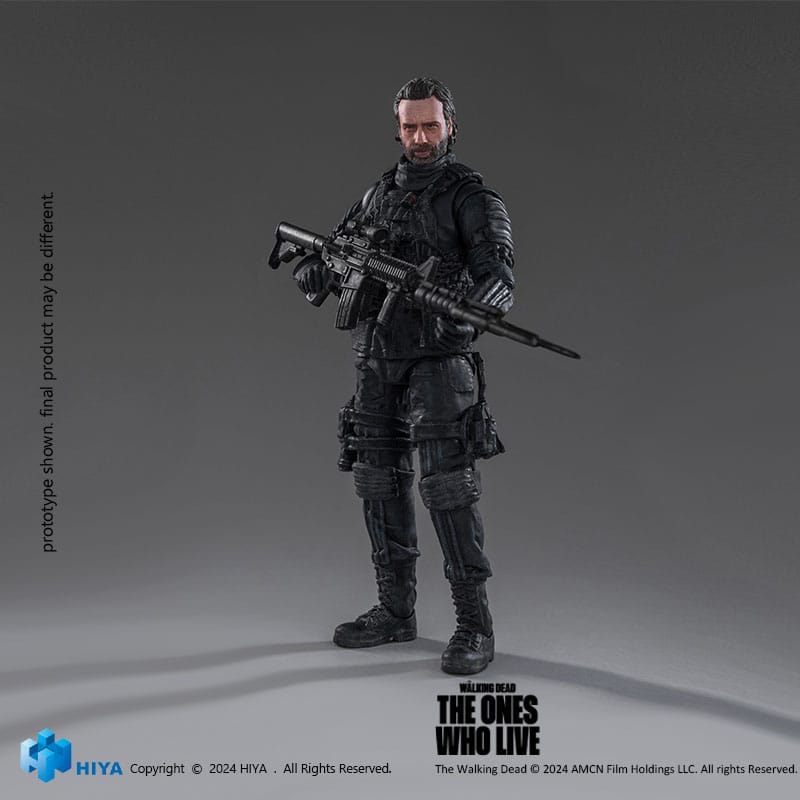 The Walking Dead: The Ones Who Lived: Rick Grimes: Exquisite Mini: 1/18 Action Figure - Hiya Toys Action Figure