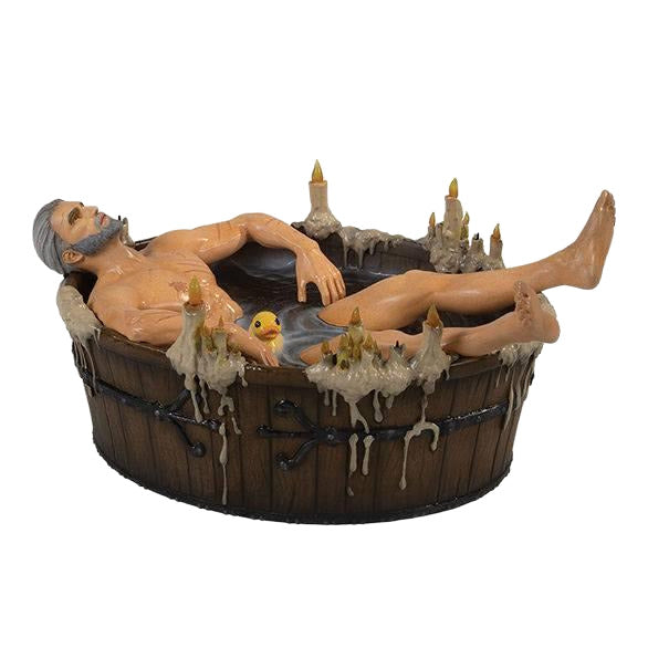 The Witcher 3 Wild Hunt:  Geralt in the Bath: Statue - Dark Horse Statues