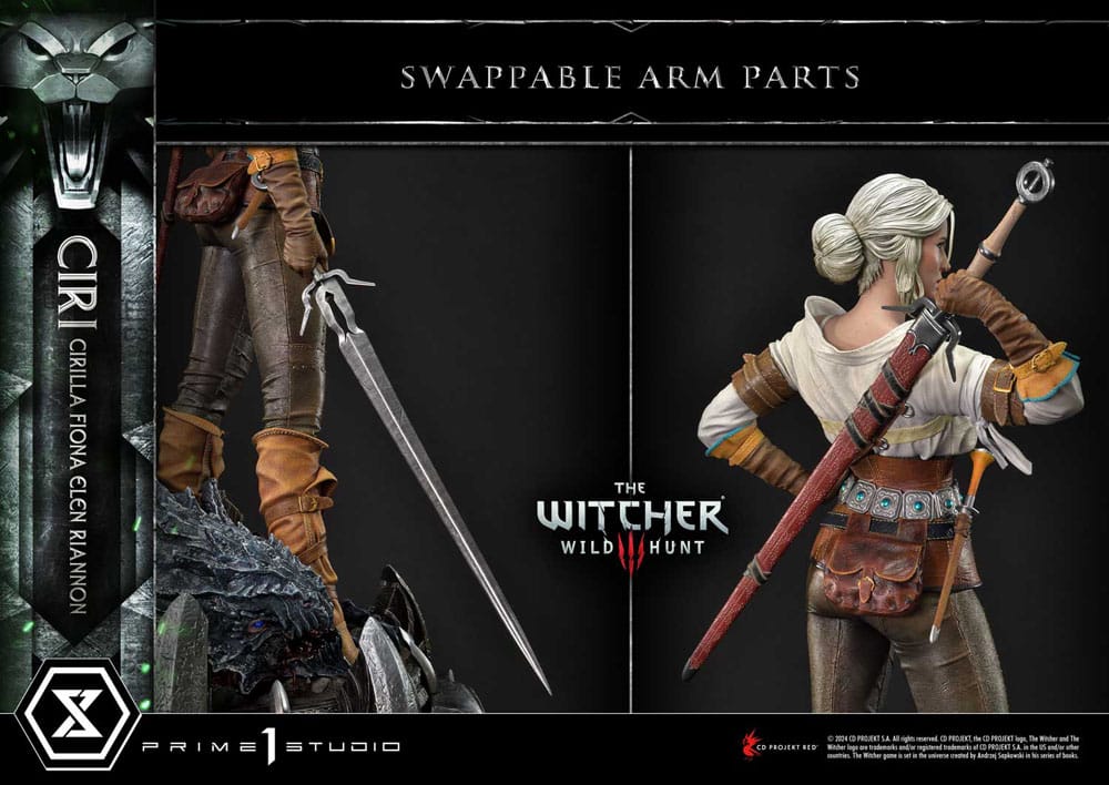 The Witcher 3: Wild Hunt Museum Masterline Statue 1/3 Wild Hunt Ciri Fiona Elen Riannon 81 cm - Prime 1 Studio Statues