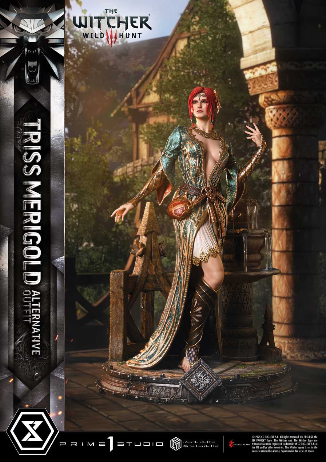 The Witcher 3: Wild Hunt: Triss Merigold (Alternative Outfit Bonus Ver.): Real Elite Masterline 1/4 Scale Limited Edition Statue - Prime 1 Studio Statues