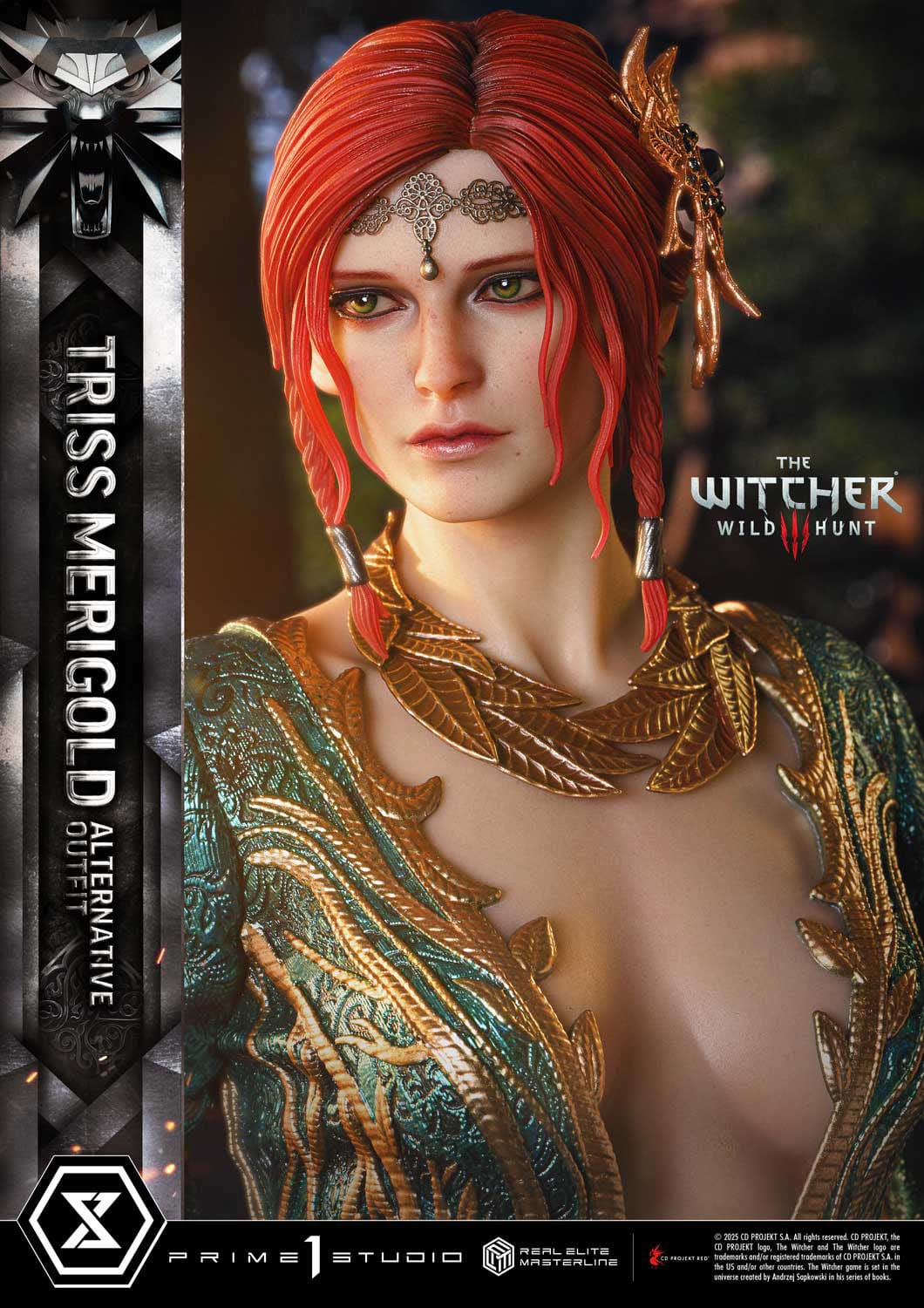 The Witcher 3: Wild Hunt: Triss Merigold (Alternative Outfit Bonus Ver.): Real Elite Masterline 1/4 Scale Limited Edition Statue - Prime 1 Studio Statues