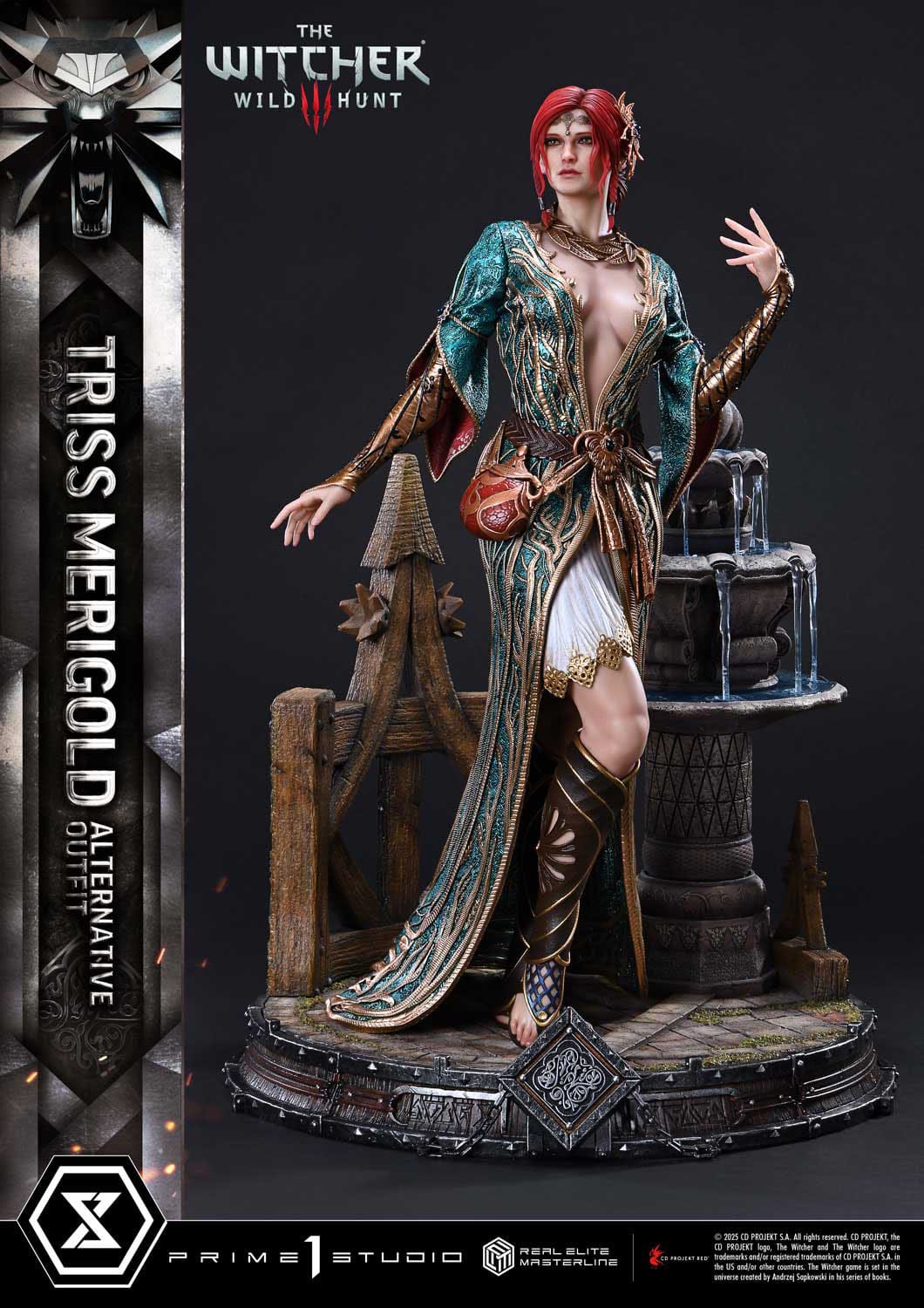 The Witcher 3: Wild Hunt: Triss Merigold (Alternative Outfit Bonus Ver.): Real Elite Masterline 1/4 Scale Limited Edition Statue - Prime 1 Studio Statues