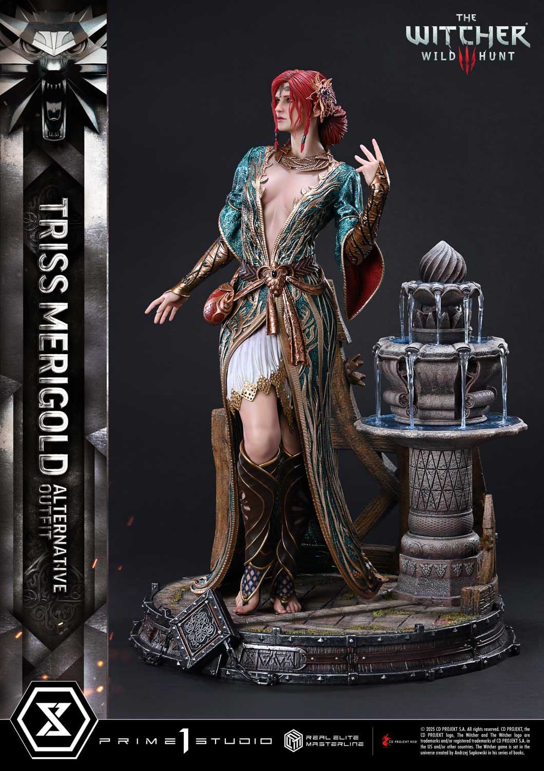 The Witcher 3: Wild Hunt: Triss Merigold (Alternative Outfit Bonus Ver.): Real Elite Masterline 1/4 Scale Limited Edition Statue - Prime 1 Studio Statues