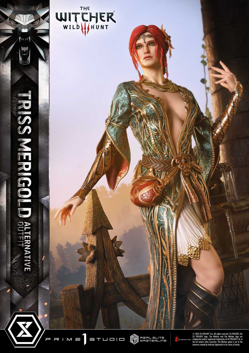 The Witcher 3: Wild Hunt: Triss Merigold (Alternative Outfit Bonus Ver.): Real Elite Masterline 1/4 Scale Limited Edition Statue - Prime 1 Studio Statues