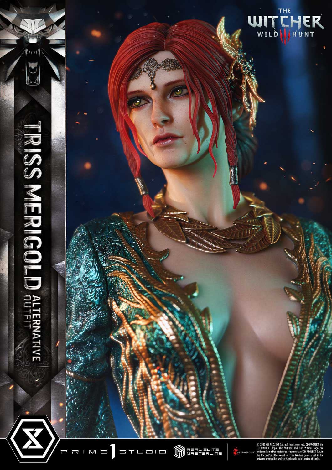 The Witcher 3: Wild Hunt: Triss Merigold (Alternative Outfit Bonus Ver.): Real Elite Masterline 1/4 Scale Limited Edition Statue - Prime 1 Studio Statues