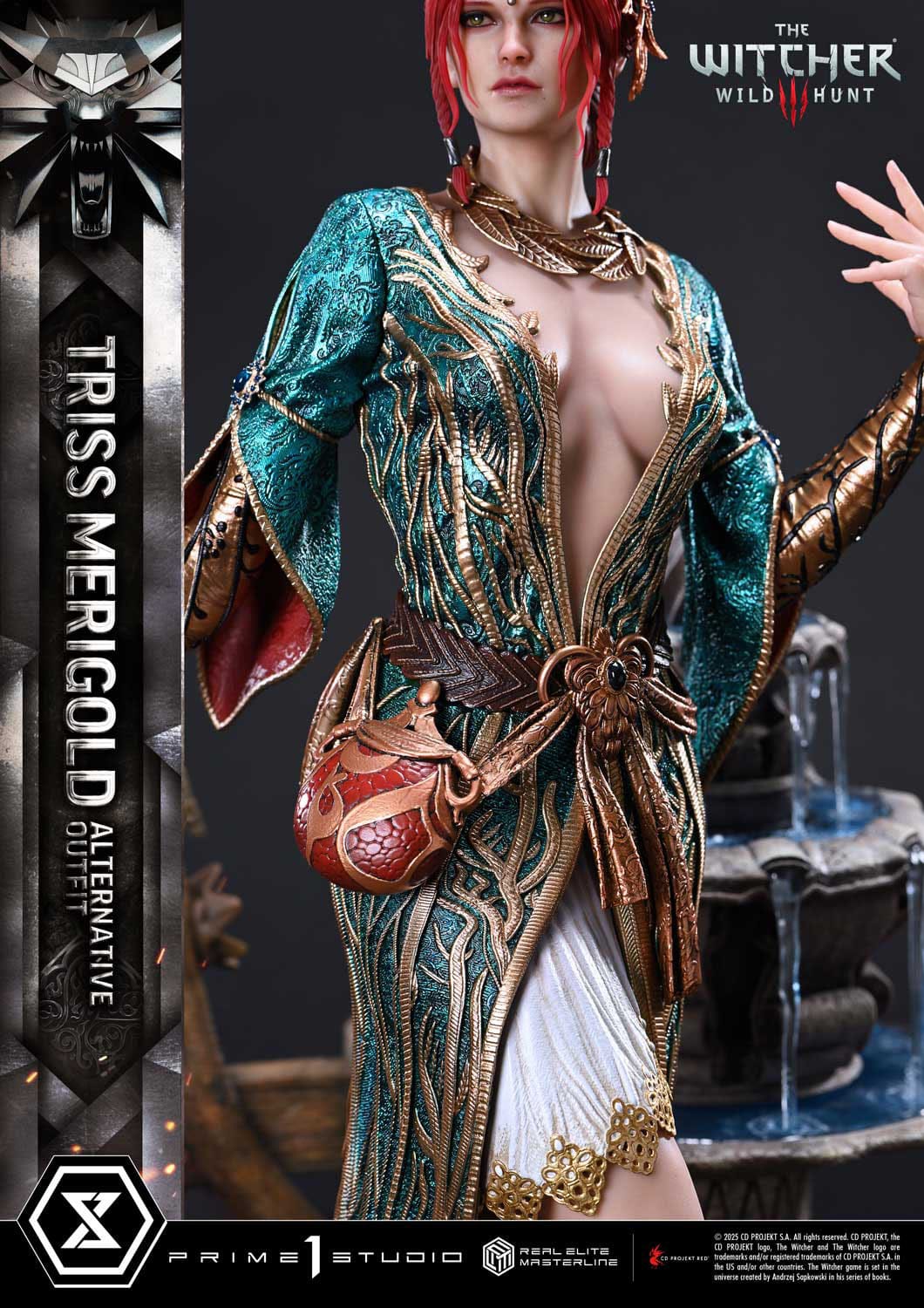 The Witcher 3: Wild Hunt: Triss Merigold (Alternative Outfit Bonus Ver.): Real Elite Masterline 1/4 Scale Limited Edition Statue - Prime 1 Studio Statues