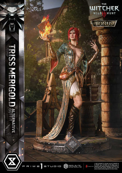 The Witcher 3: Wild Hunt: Triss Merigold (Alternative Outfit Bonus Ver.): Real Elite Masterline 1/4 Scale Limited Edition Statue - Prime 1 Studio Statues