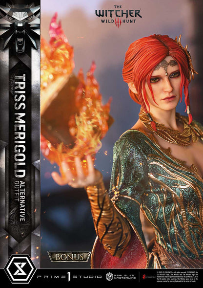 The Witcher 3: Wild Hunt: Triss Merigold (Alternative Outfit Bonus Ver.): Real Elite Masterline 1/4 Scale Limited Edition Statue - Prime 1 Studio Statues
