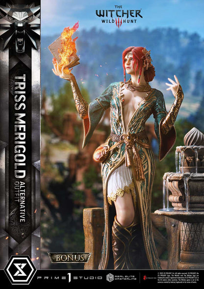 The Witcher 3: Wild Hunt: Triss Merigold (Alternative Outfit Bonus Ver.): Real Elite Masterline 1/4 Scale Limited Edition Statue - Prime 1 Studio Statues