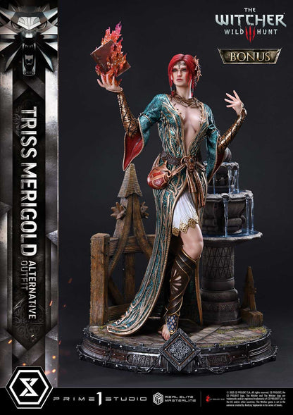 The Witcher 3: Wild Hunt: Triss Merigold (Alternative Outfit Bonus Ver.): Real Elite Masterline 1/4 Scale Limited Edition Statue - Prime 1 Studio Statues
