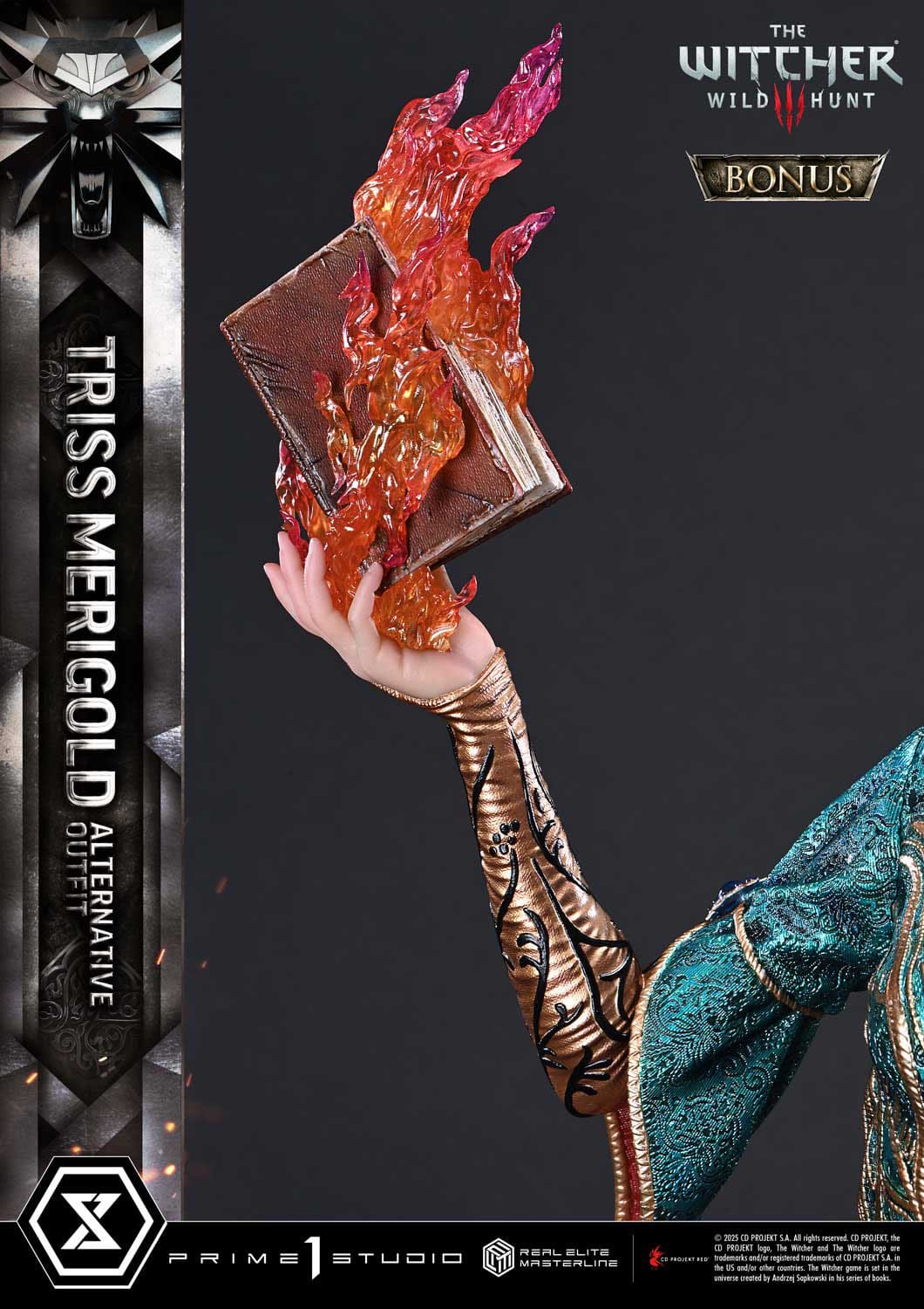The Witcher 3: Wild Hunt: Triss Merigold (Alternative Outfit Bonus Ver.): Real Elite Masterline 1/4 Scale Limited Edition Statue - Prime 1 Studio Statues
