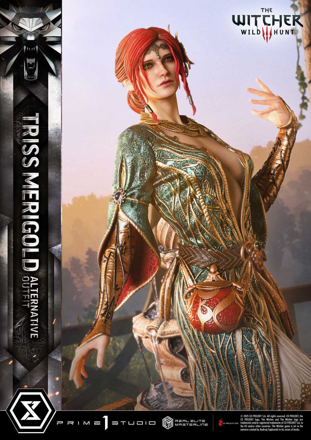 The Witcher 3: Wild Hunt: Triss Merigold (Alternative Outfit): Real Elite Masterline 1/4 Scale Statue - Prime 1 Studio Statues