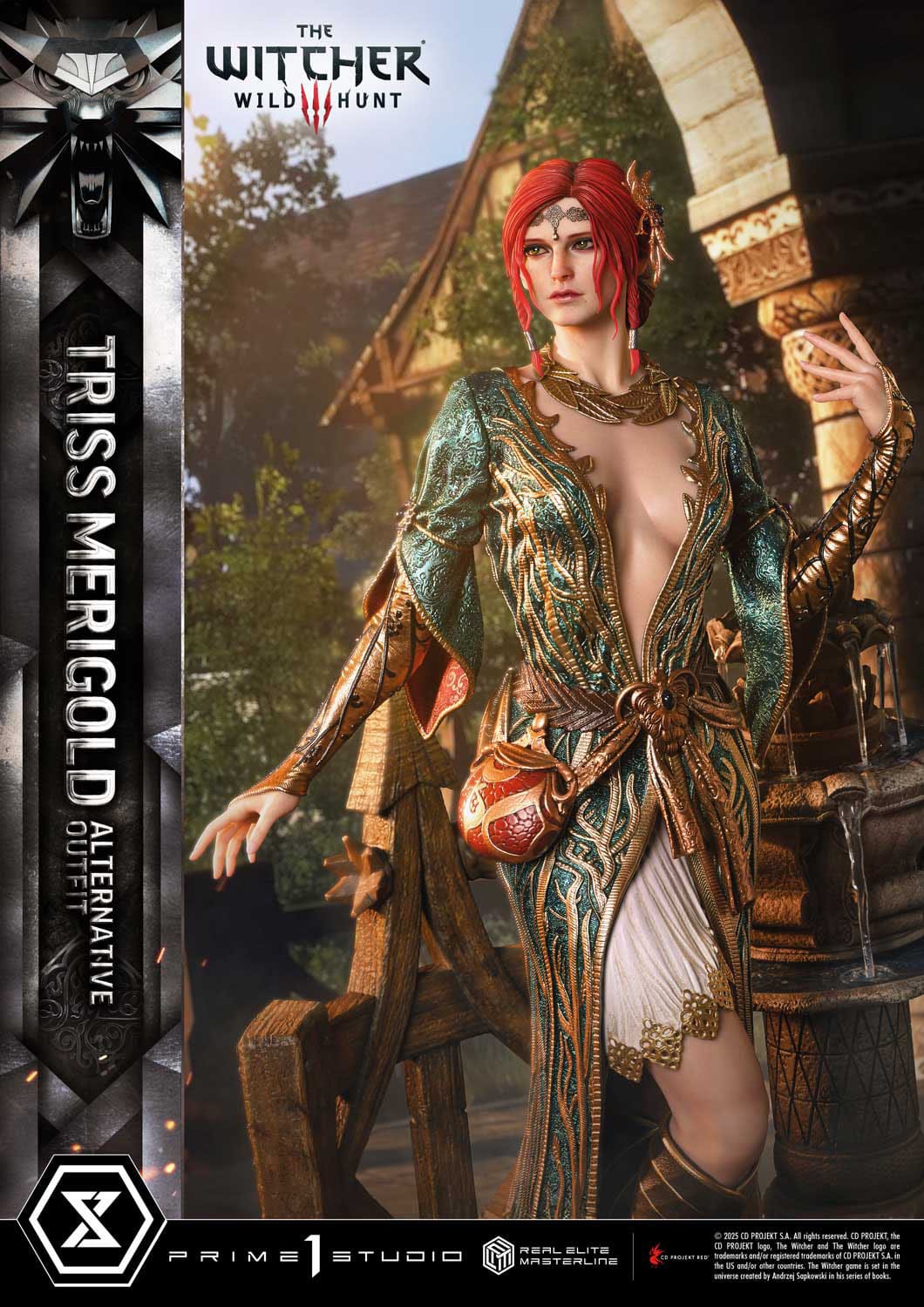The Witcher 3: Wild Hunt: Triss Merigold (Alternative Outfit): Real Elite Masterline 1/4 Scale Statue - Prime 1 Studio Statues