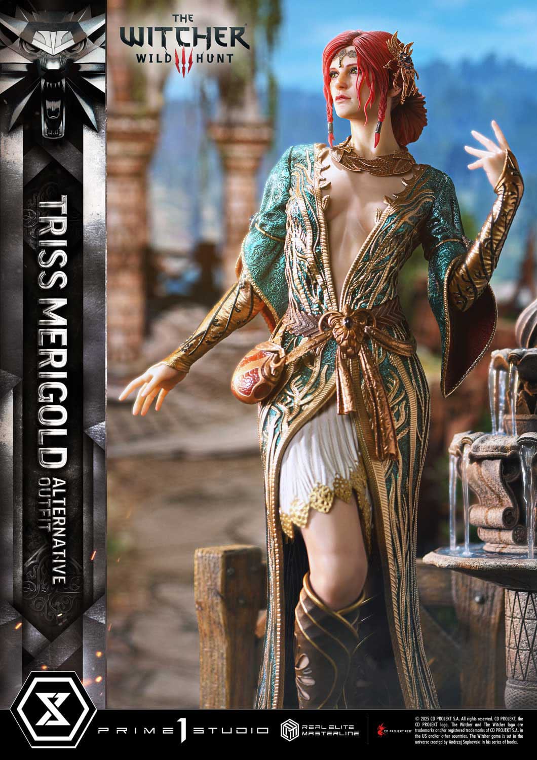 The Witcher 3: Wild Hunt: Triss Merigold (Alternative Outfit): Real Elite Masterline 1/4 Scale Statue - Prime 1 Studio Statues