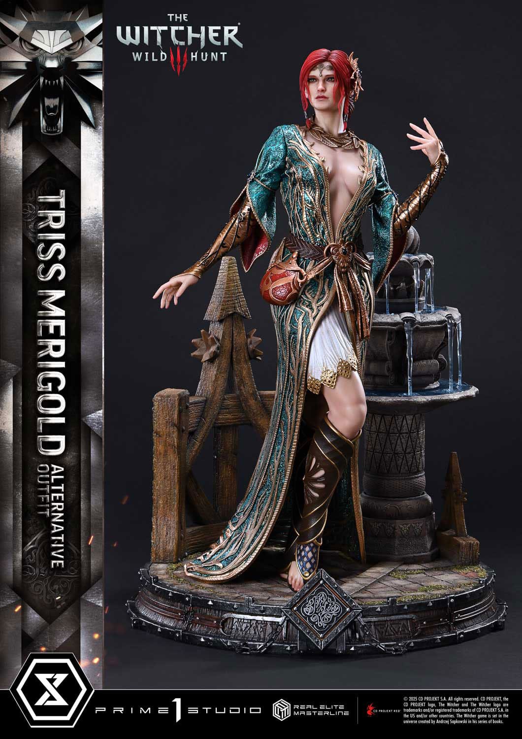 The Witcher 3: Wild Hunt: Triss Merigold (Alternative Outfit): Real Elite Masterline 1/4 Scale Statue - Prime 1 Studio Statues