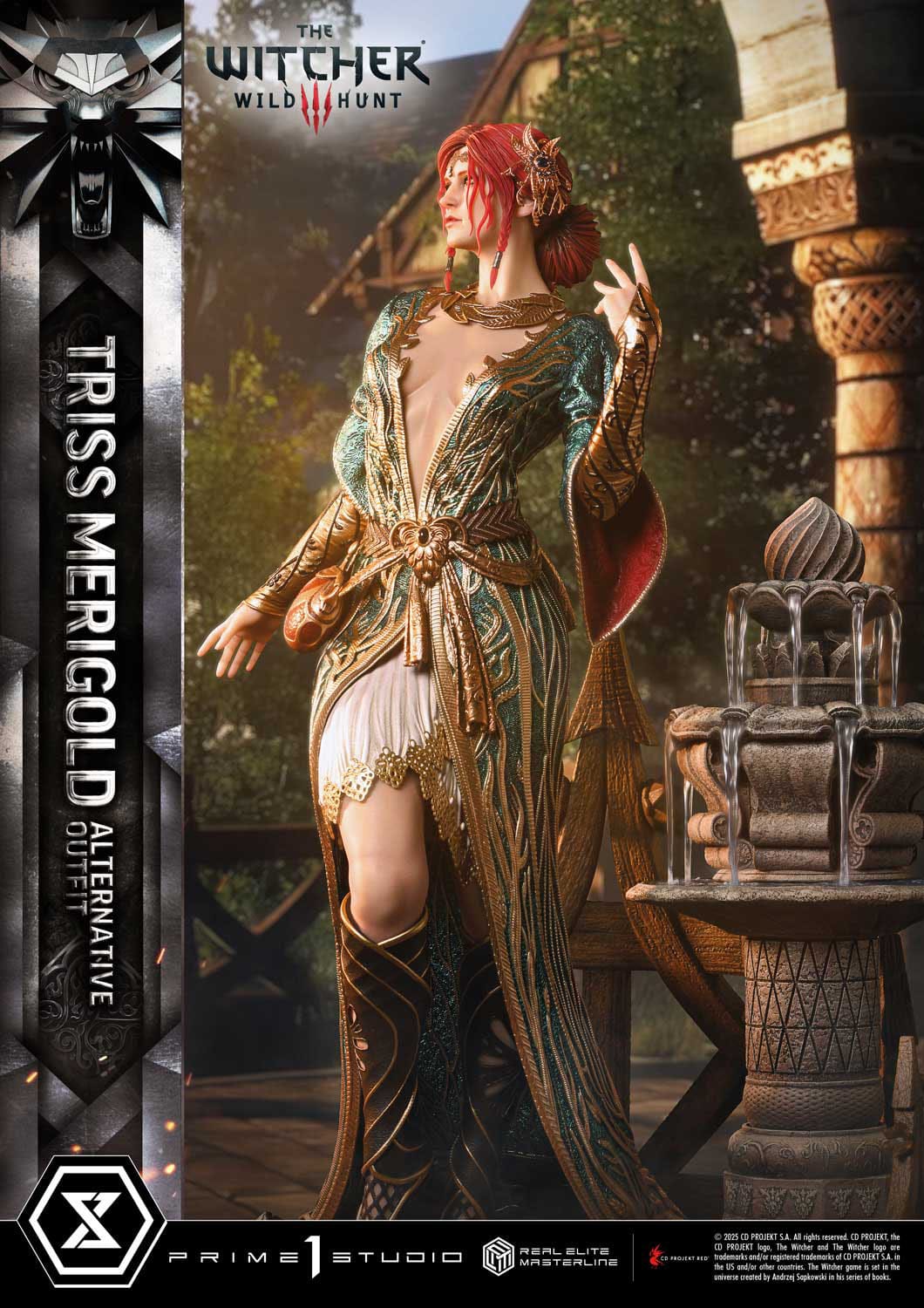 The Witcher 3: Wild Hunt: Triss Merigold (Alternative Outfit): Real Elite Masterline 1/4 Scale Statue - Prime 1 Studio Statues