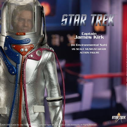 Star Trek: The Original Series Captain James T. Kirk (Environmental Spacesuit) 1/6 Scale Action Figure - EXO-6 Action Figures