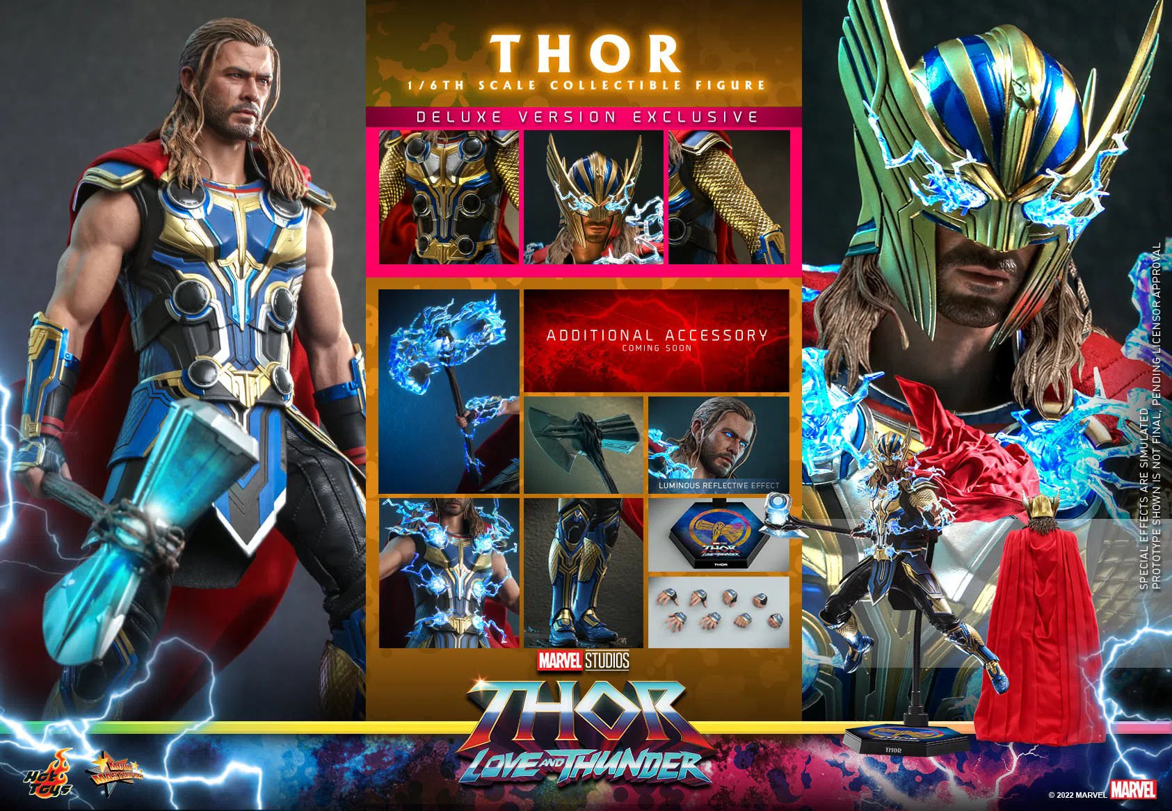 Thor: Love & Thunder: Deluxe: Hot Toys: MMS656 Hot Toys