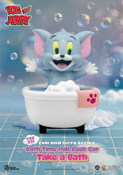 Tom and Jerry: Bath Time: Box of 6 Pull Back Cars - Beast Kingdom Blind Box