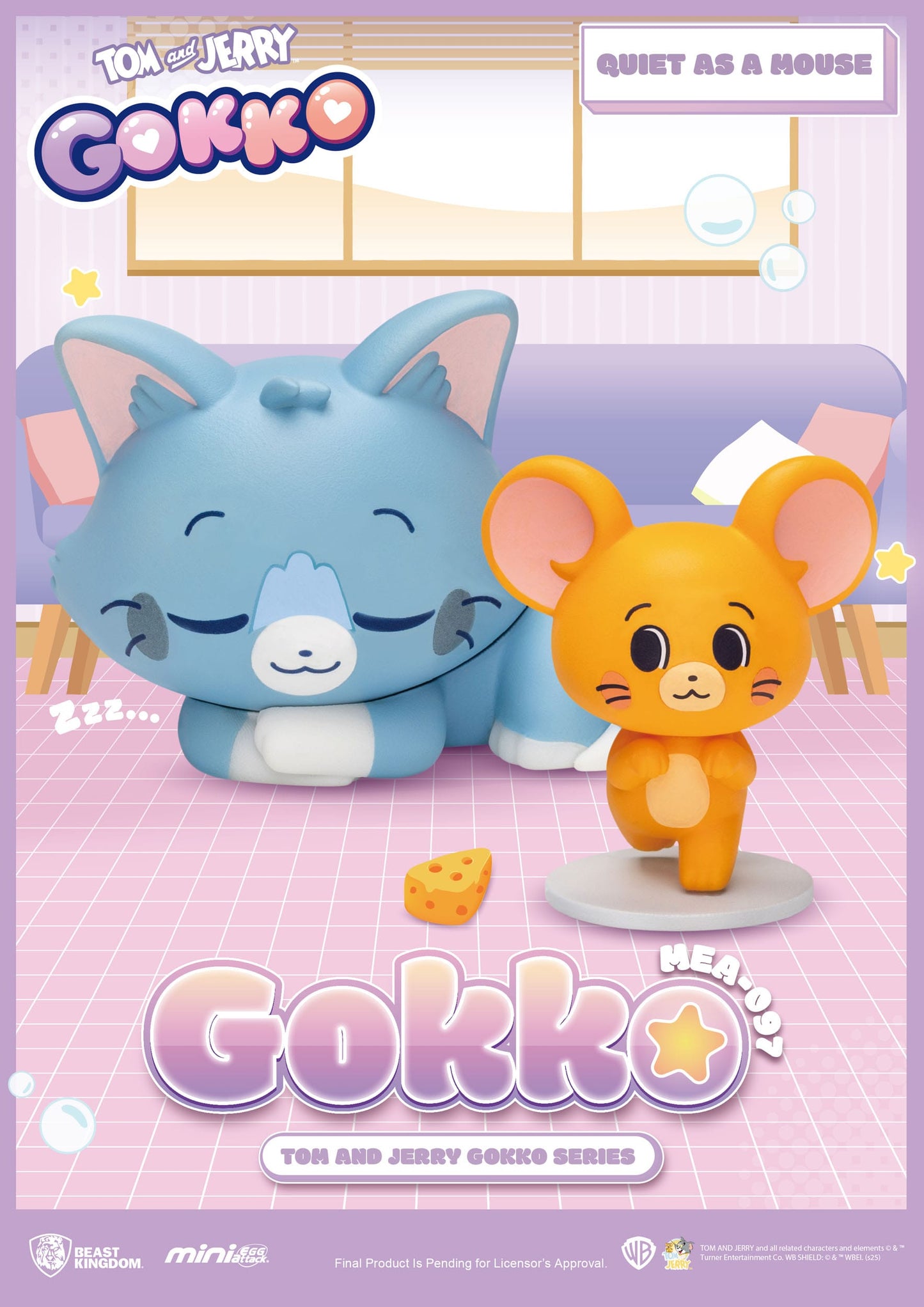 Tom and Jerry: Mini Egg Attack: Gokko Series: Box of 6 - Beast Kingdom Toys Blind Box