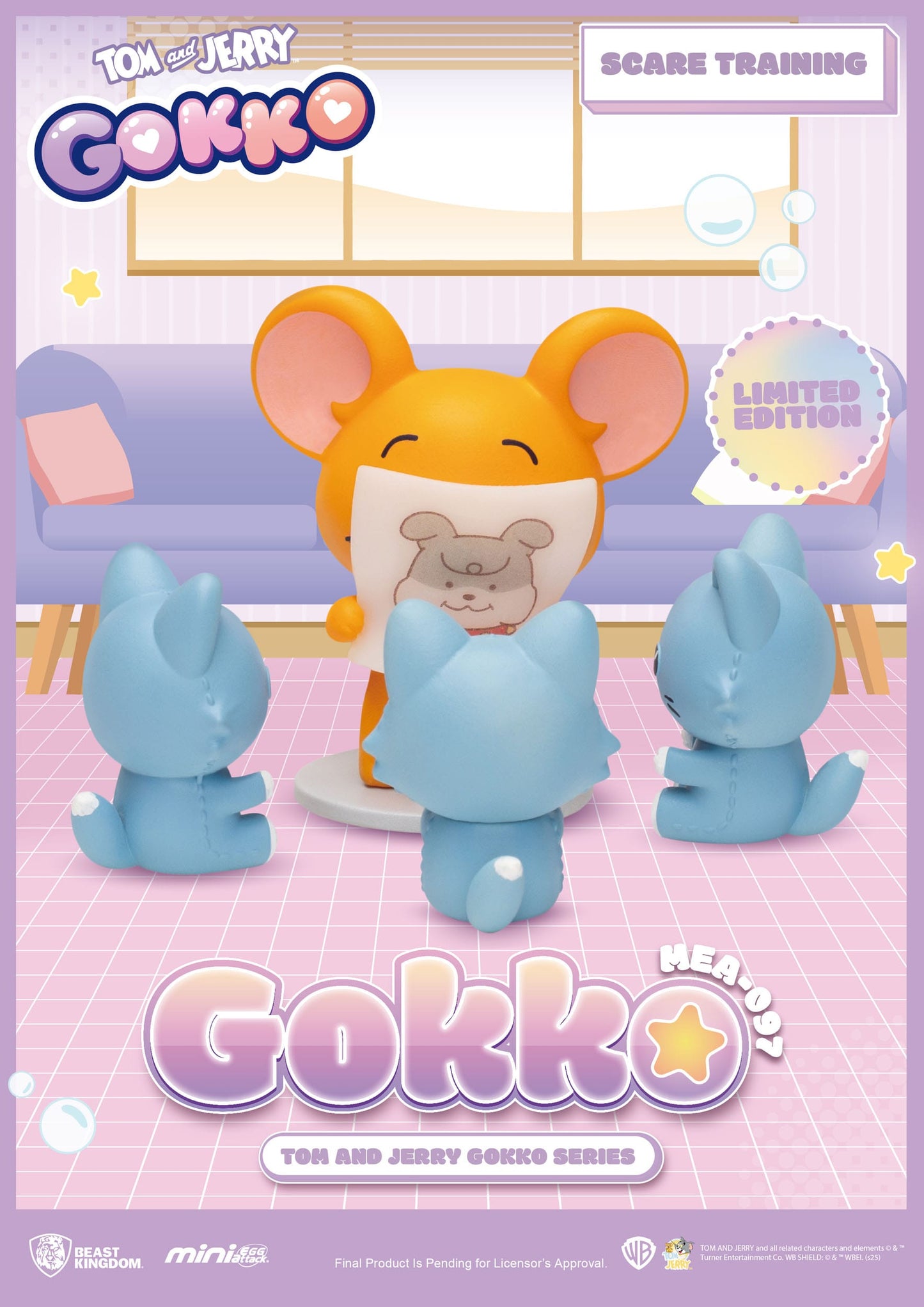 Tom and Jerry: Mini Egg Attack: Gokko Series: Box of 6 - Beast Kingdom Toys Blind Box