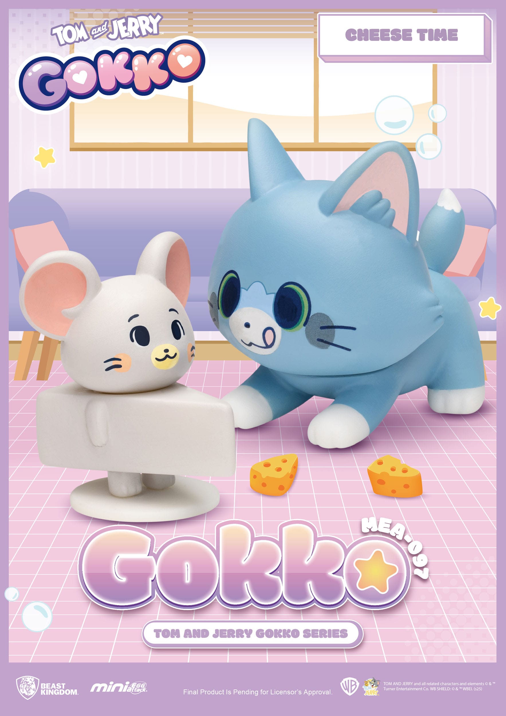 Tom and Jerry: Mini Egg Attack: Gokko Series: Boxed Set of 6 Figures - Beast Kingdom Blind Box