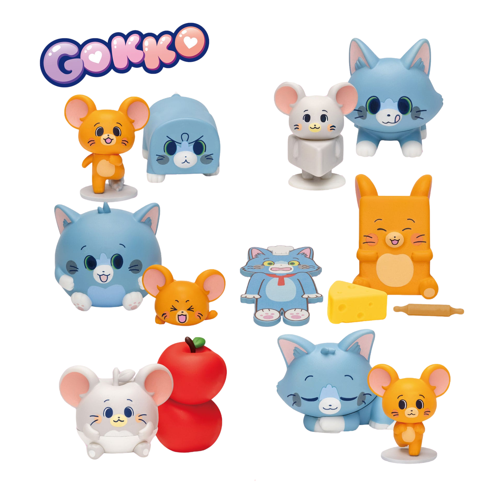Tom and Jerry: Mini Egg Attack: Gokko Series: Boxed Set of 6 Figures - Beast Kingdom Toys Blind Box