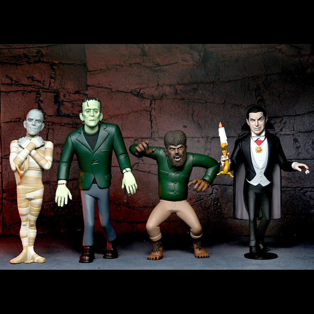 Toony Terrors: Series 10: Universal Monsters: Full Set of 4 - Neca Action Figure