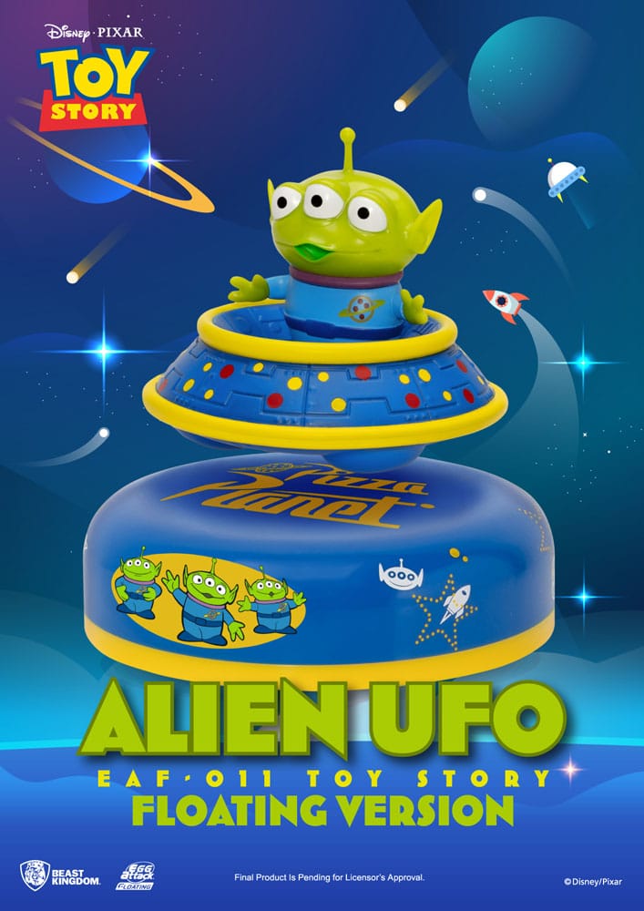 Toy Story Egg Attack Floating Model Alien UFO 6 cm - Beast Kingdom Toys Vehicles