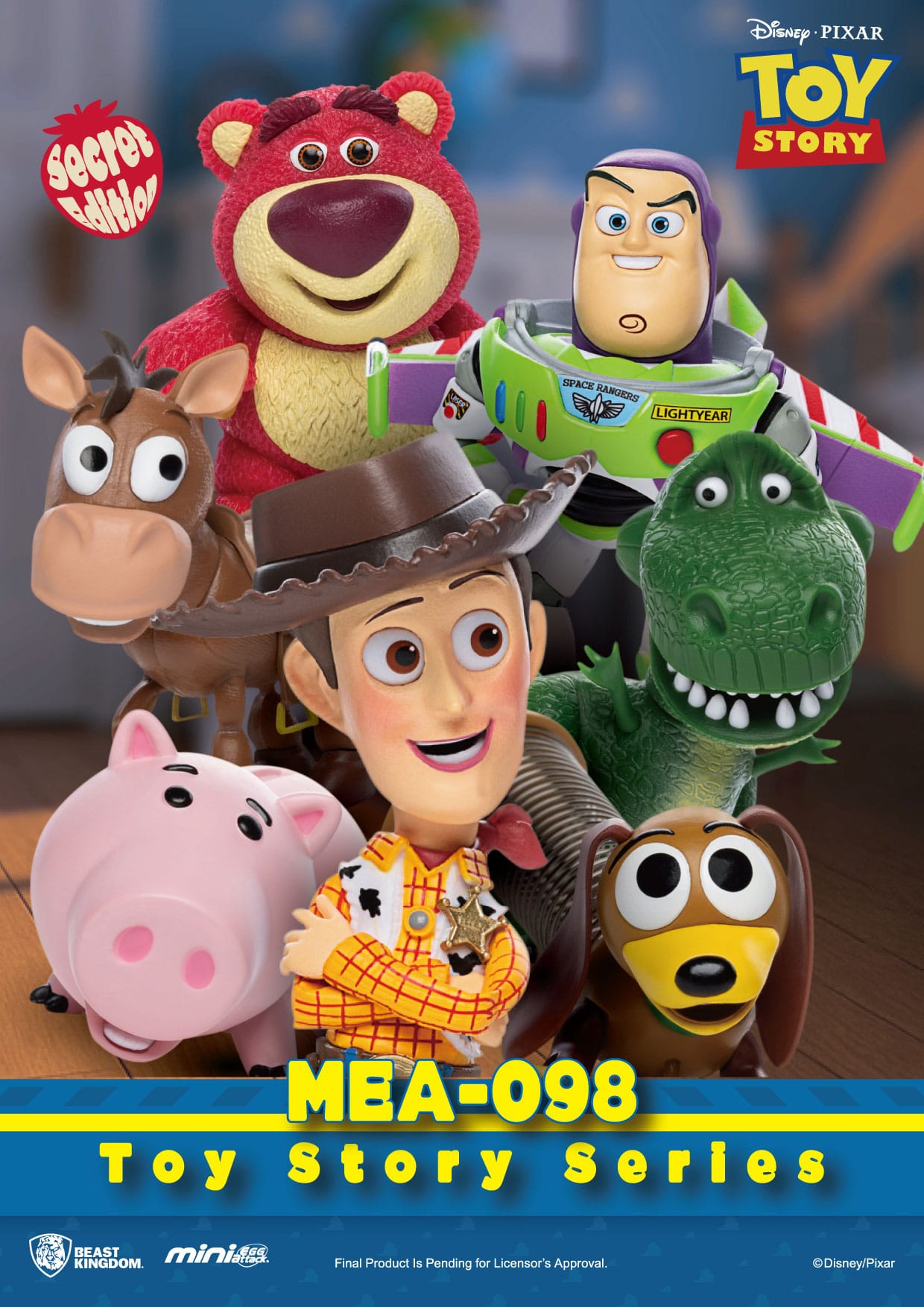 Toy Story: Mini Egg Attack: Series 2: Boxed Set of 6 Figures - Beast Kingdom Blind Box