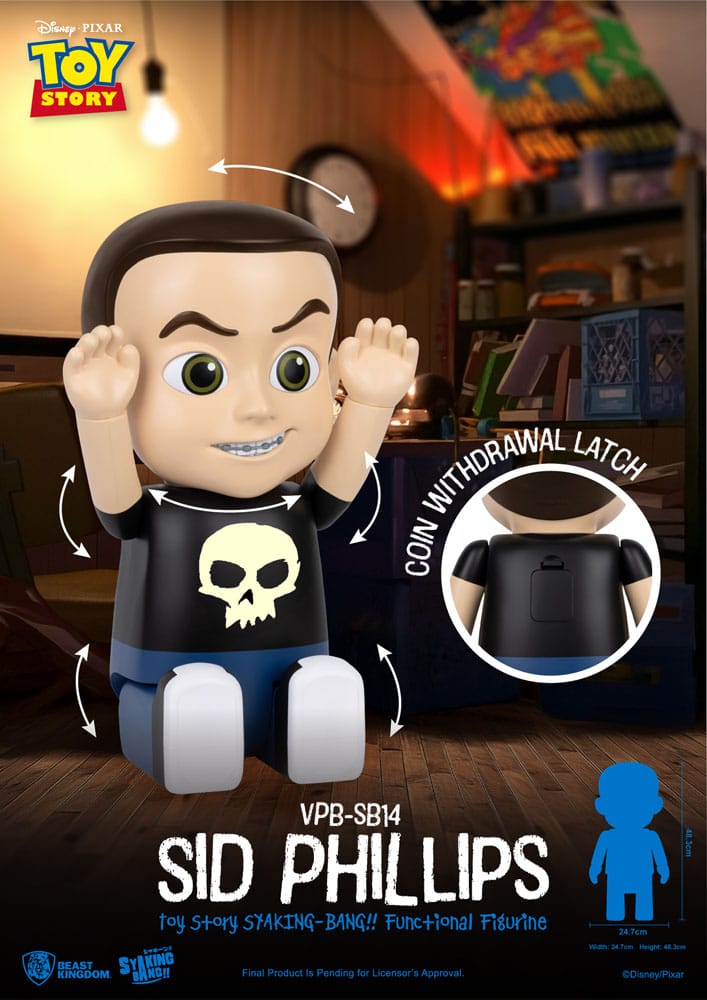 Toy Story Piggy Vinyl Bank Sid Phillips 4 - Beast Kingdom Toys Banks