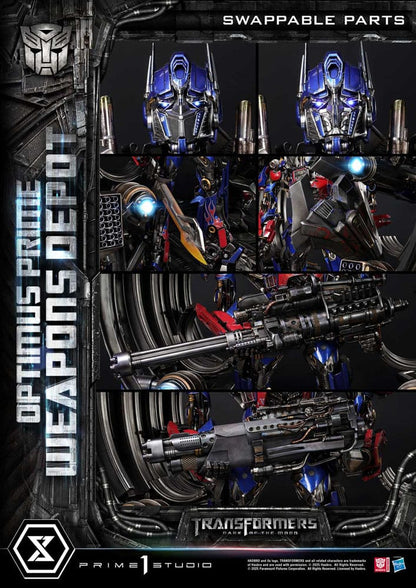 Transformers: Dark of the Moon (Film) Museum Masterline Statue Optimus Prime Weapons Depot 12 - Prime 1 Studio Statues