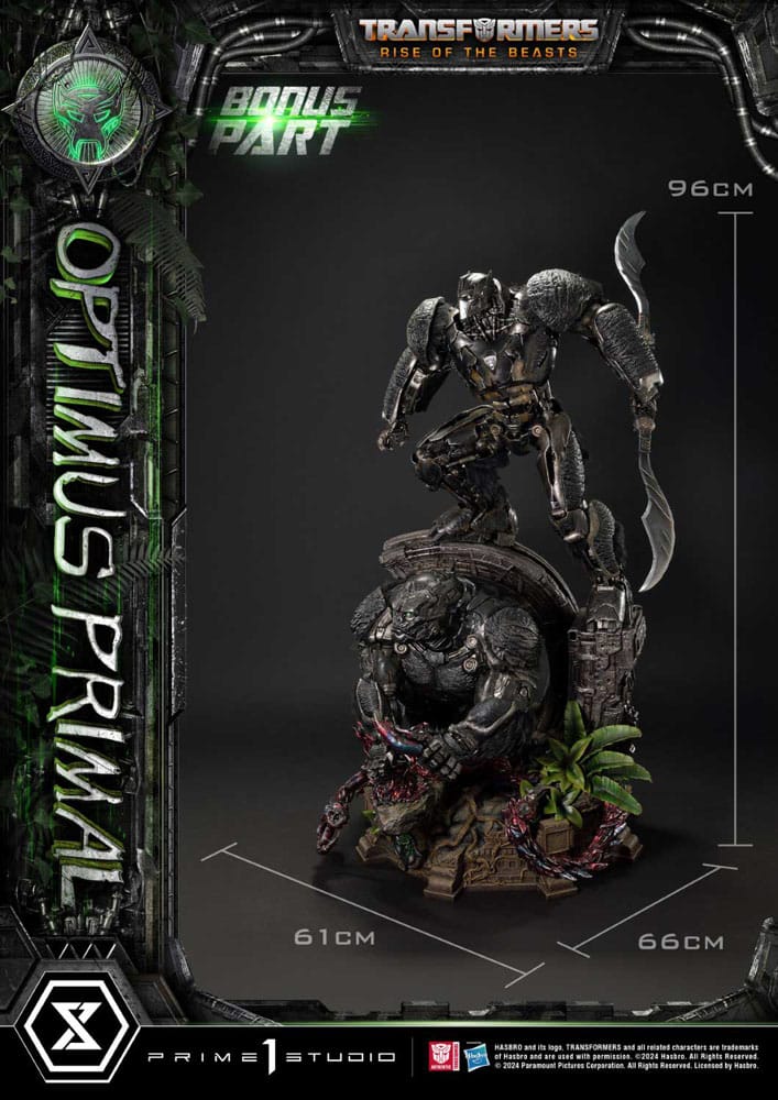Transformers: Rise of the Beasts Museum Masterline Statue Optimus Primal Ultimate Bonus Version 72 cm - Prime 1 Studio Statues