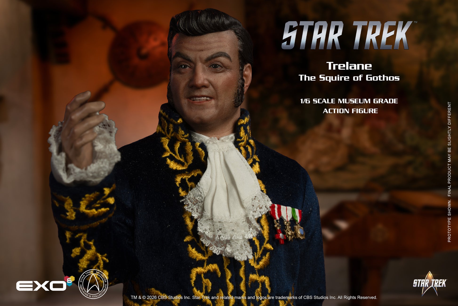 Star Trek: The Original Series: Trelane (The Squire of Gothos): 1/6 Scale Action Figure - EXO-6 Action Figures