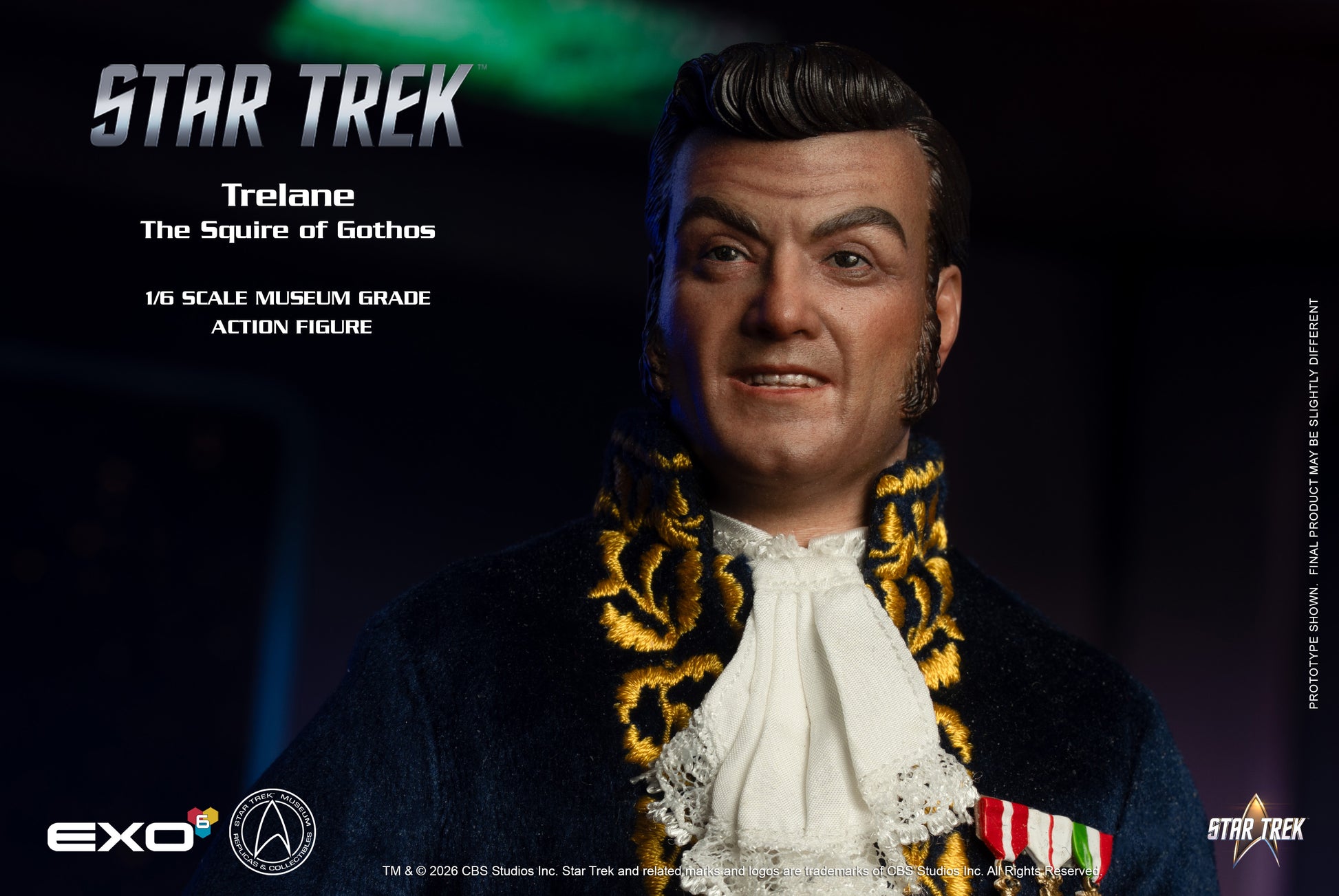 Star Trek: The Original Series: Trelane (The Squire of Gothos): 1/6 Scale Action Figure - EXO-6 Action Figures