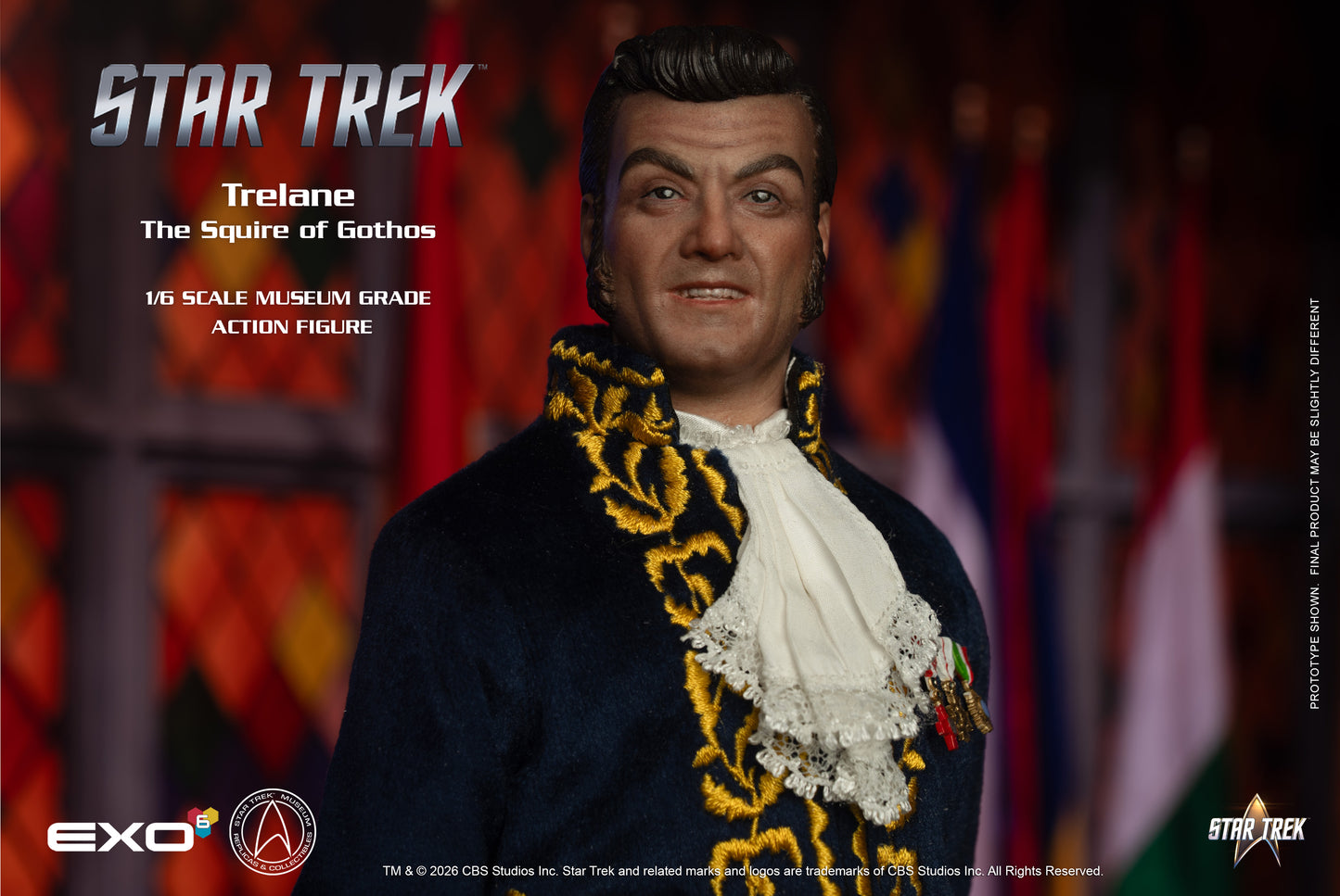 Star Trek: The Original Series: Trelane (The Squire of Gothos): 1/6 Scale Action Figure - EXO-6 Action Figures