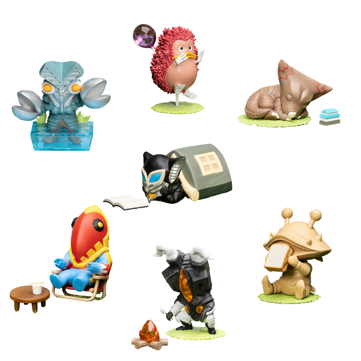 Ultraman: Mini Egg Attack: Outdoor Series: Tsuburaya Kaiju: Box Of 6 - Beast Kingdom Toys Blind Box