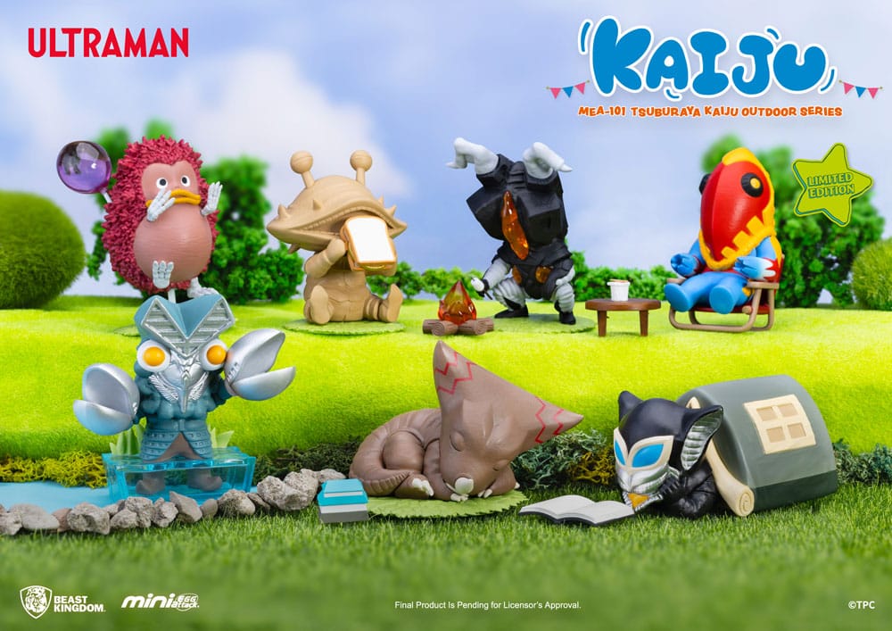 Ultraman Mini Egg Attack Outdoor Series figures Tsuburaya Kaiju Blind Box (6) - Beast Kingdom Toys Blind Box