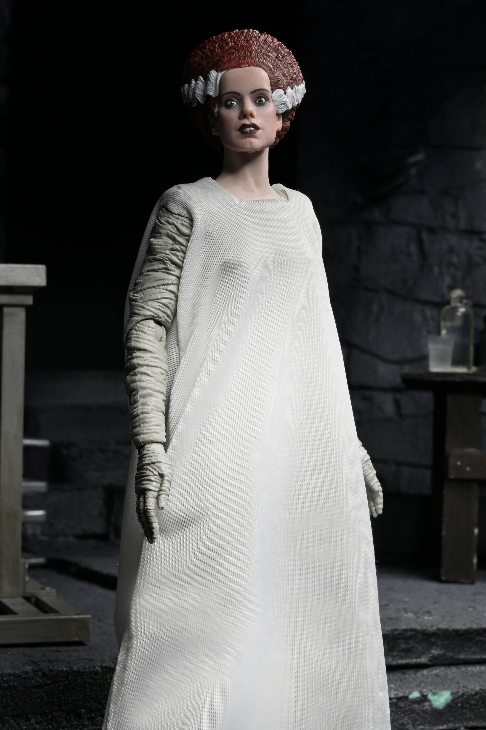 Universal Monsters: Bride Of Frankenstein & His Mate (Colour Version): 7" Action Figure 2 Pack - Neca Action Figure