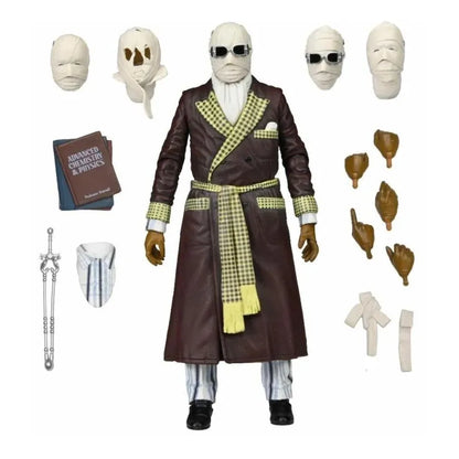 Universal Monsters: Invisible Man "Kemp House" (Colour Ver): Ultimate 7" Action Figure - Neca Action Figure
