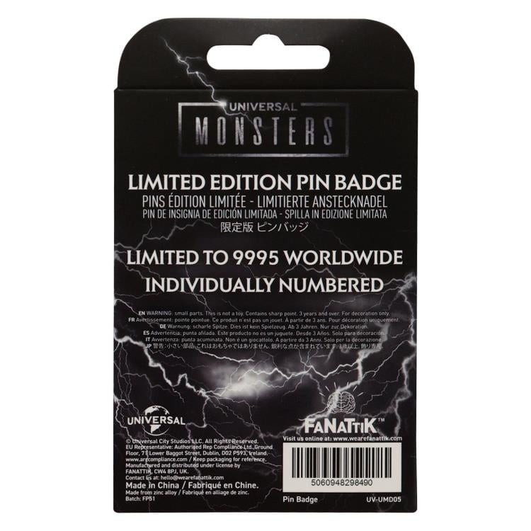Universal Monsters Limited Edition Pin Badge - FaNaTtiK Pin Badge