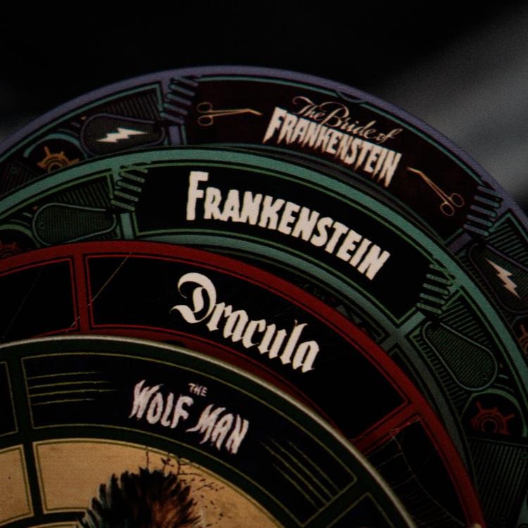 Universal Monsters Set of 4 Metal Printed Coasters - FaNaTtiK Coasters