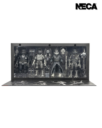 Universal Monsters x Teenage Mutant Ninja Turtles Turtles: (Black & White): 7" Action Figure Figure 4-Pack: Neca Neca