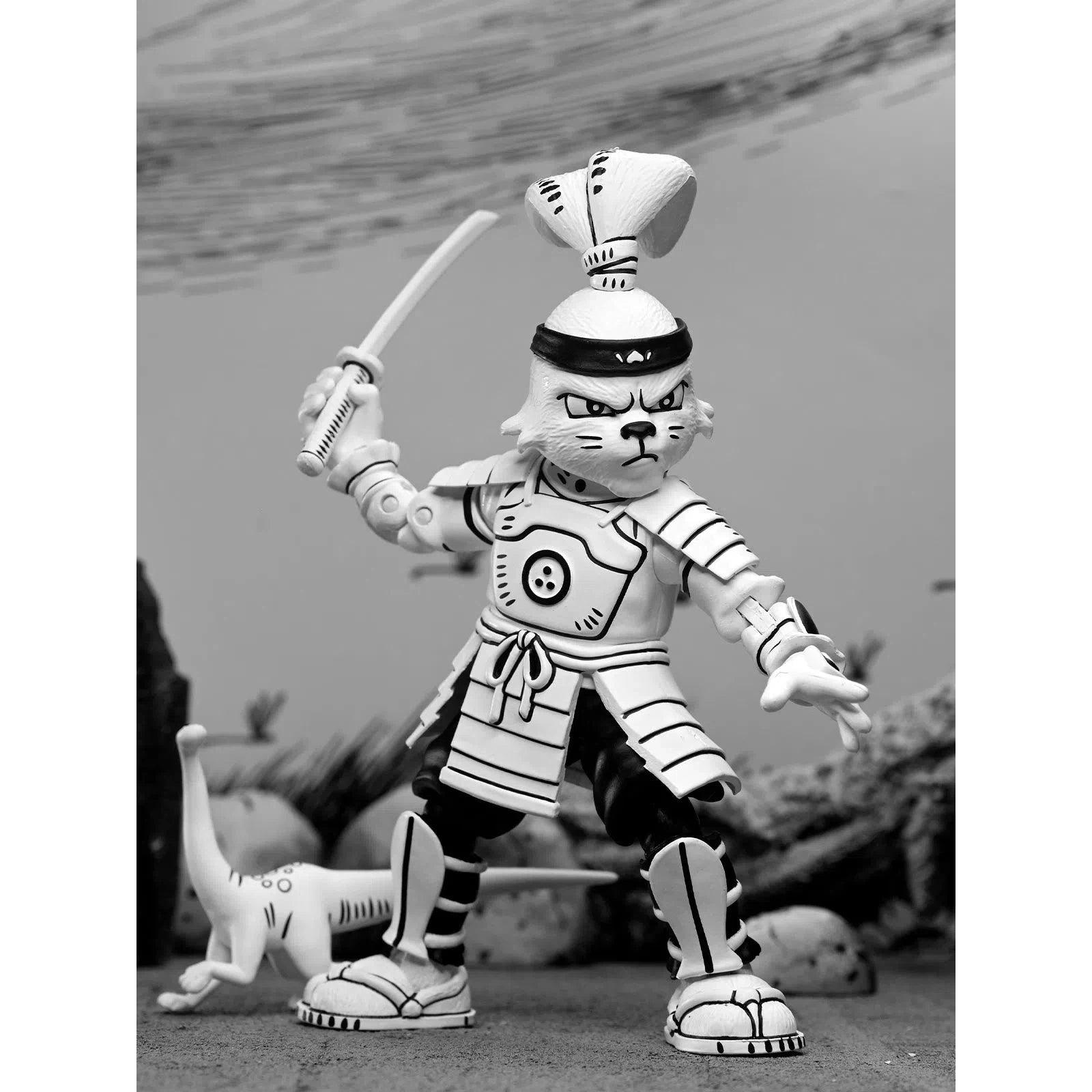 Usagi Yojimbo: Samurai Usagi Yojimbo: (Black & White Ver.): 7 Inch Action Figure Neca