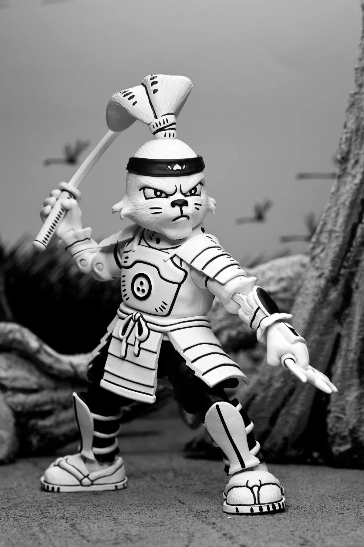 Usagi Yojimbo: Samurai Usagi Yojimbo: (Black & White Ver.): 7 Inch Action Figure Neca