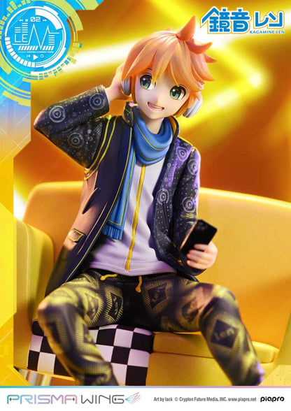 Vocaloid Piapro Characters Prisma Wing PVC Statue 1/7 Kagamine Len (Art by lack) 18 cm - Prime 1 Studio Statues & Busts