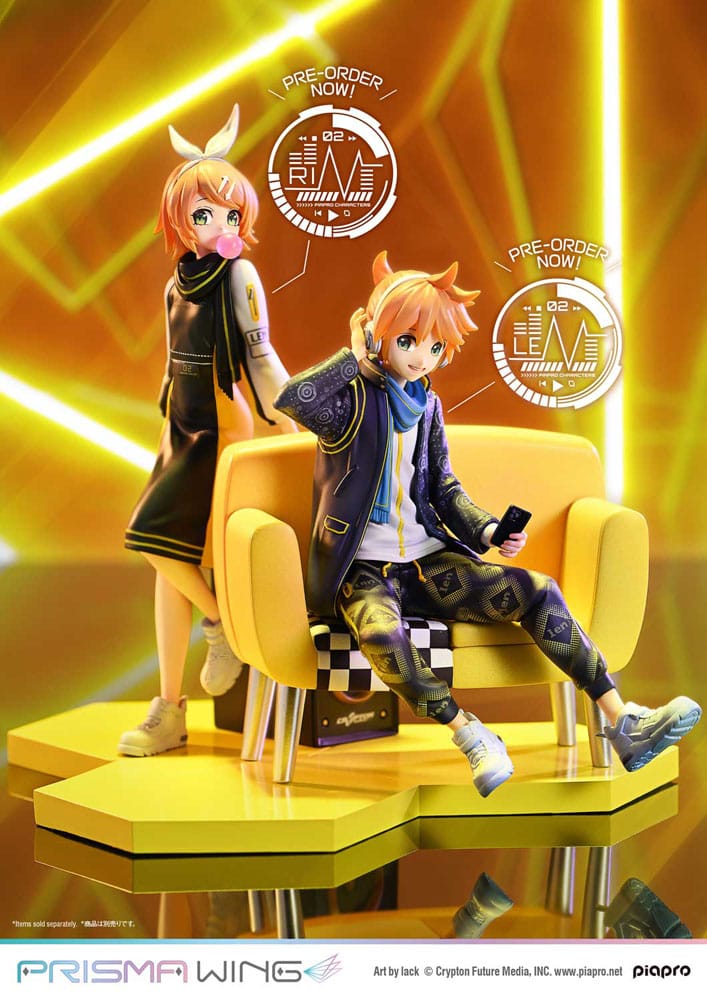 Vocaloid Piapro Characters Prisma Wing PVC Statue 1/7 Kagamine Len (Art by lack) 18 cm - Prime 1 Studio Statues & Busts